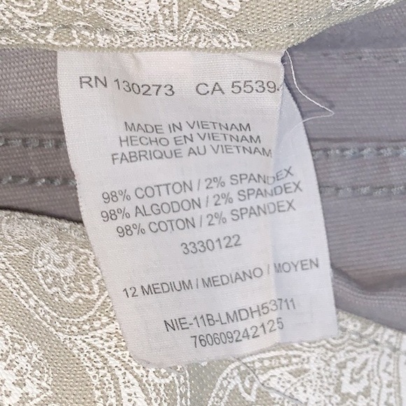 Lee | Capris Trousers Size 12 Medium - Picture 4 of 5